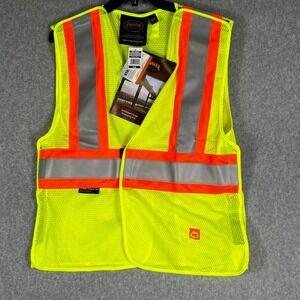 FR Safety Vest 6916AU Hi-Viz Yellow Green Pioneer StarTech Reflective S M NEW